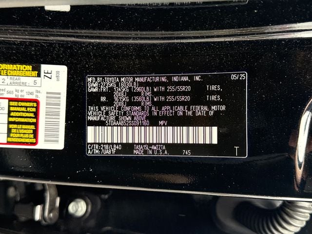 2025 Toyota Grand Highlander Platinum