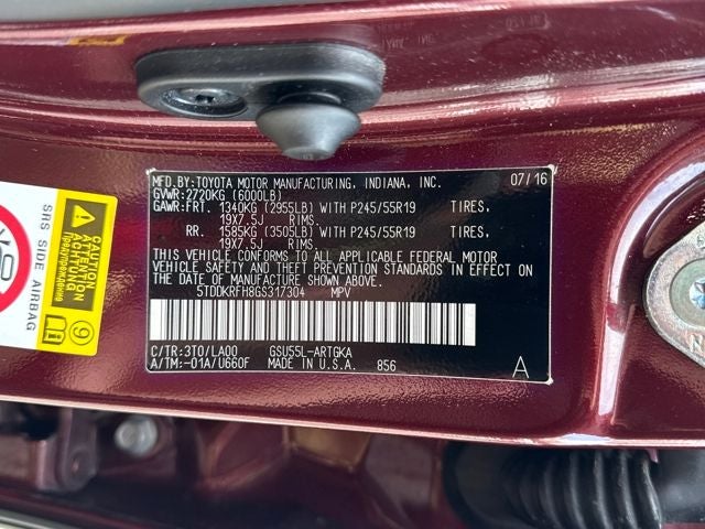 2016 Toyota Highlander Limited