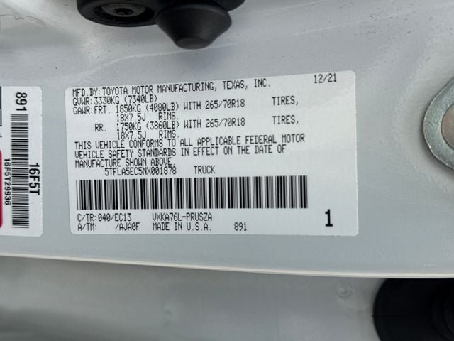 2022 Toyota Tundra SR5