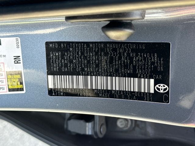 2023 Toyota Corolla SE