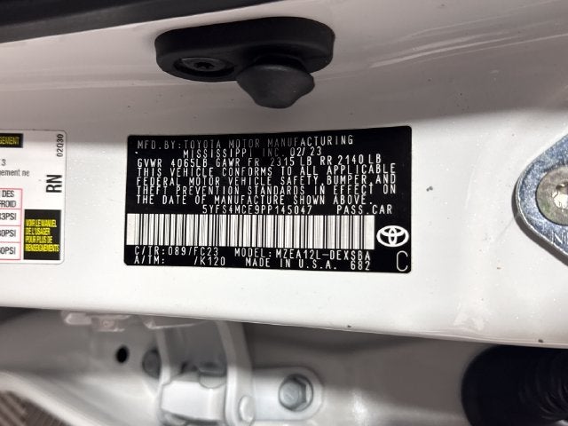 2023 Toyota Corolla SE