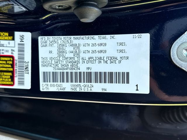 2023 Toyota Sequoia Limited
