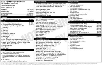 2023 Toyota Sequoia Limited