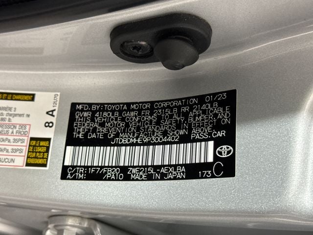 2023 Toyota Corolla Hybrid LE