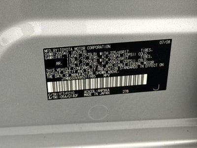 2008 Toyota RAV4 Base