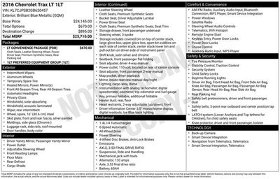 2016 Chevrolet Trax LT