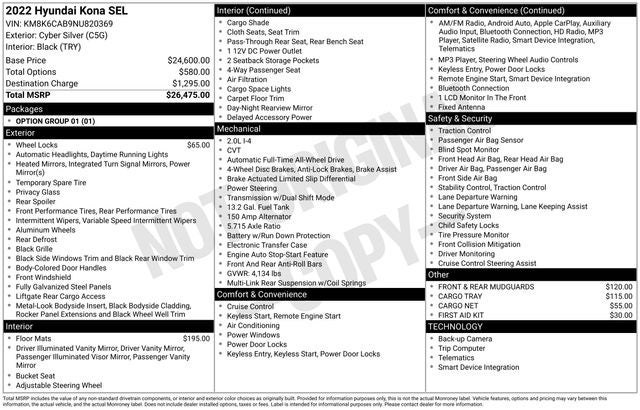 2022 Hyundai Kona SEL
