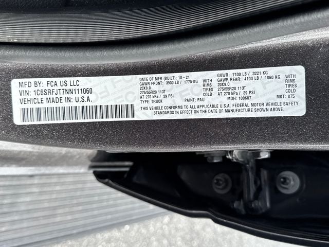 2022 RAM 1500 Laramie