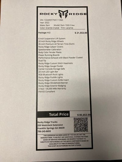 2022 RAM 1500 Laramie