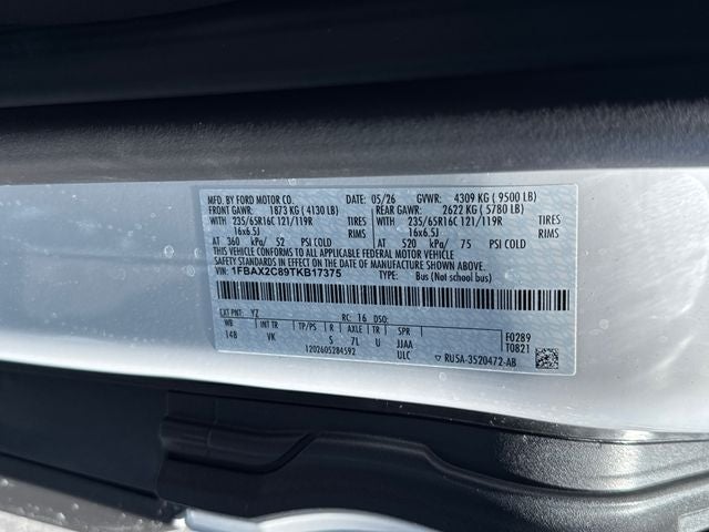 2026 Ford Transit-350 XL