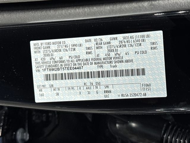 2026 Ford F-250SD Lariat