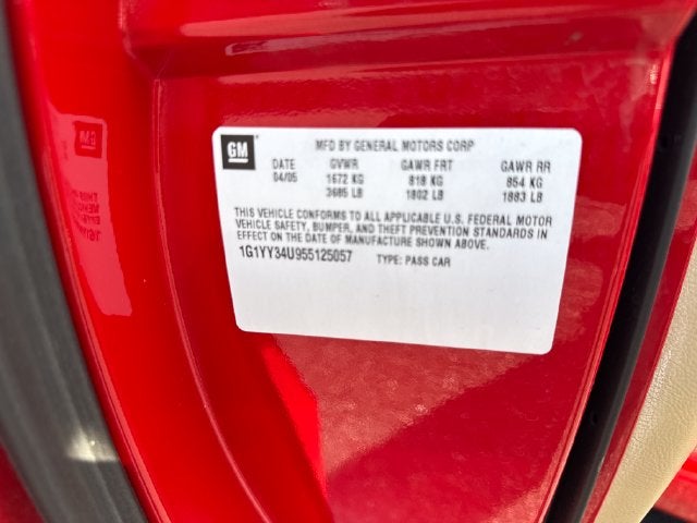 2005 Chevrolet Corvette Base