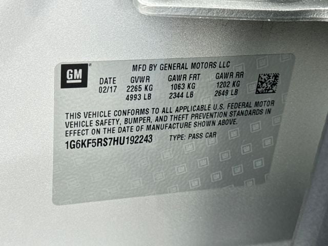 2017 Cadillac CT6 3.6L Premium Luxury