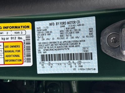 2025 Ford Bronco Sport Outer Banks