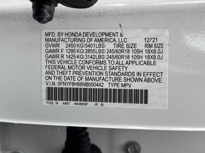 2022 Honda Passport TrailSport