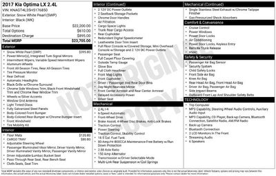 2017 Kia Optima LX
