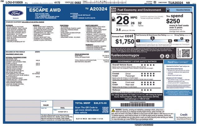 2026 Ford Escape Active