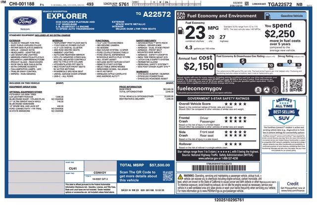 2026 Ford Explorer Platinum