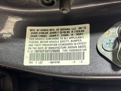 2015 Honda Civic LX