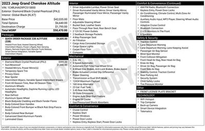 2023 Jeep Grand Cherokee Altitude