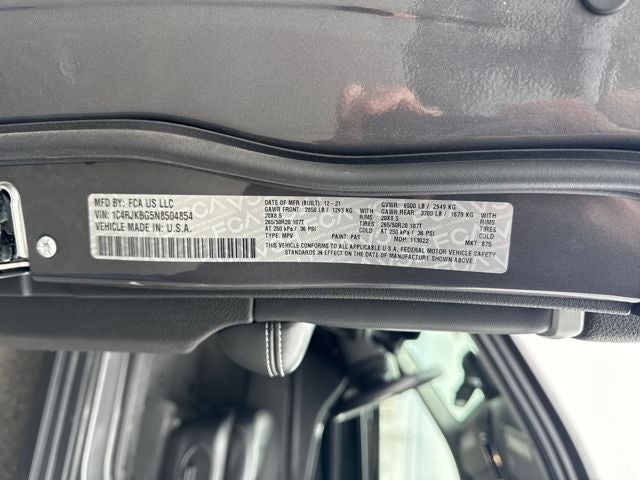 2022 Jeep Grand Cherokee L Limited