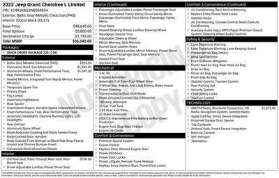 2022 Jeep Grand Cherokee L Limited