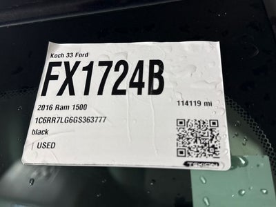 2016 RAM 1500 Big Horn