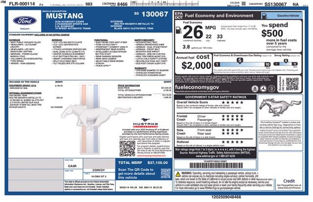 2025 Ford Mustang EcoBoost