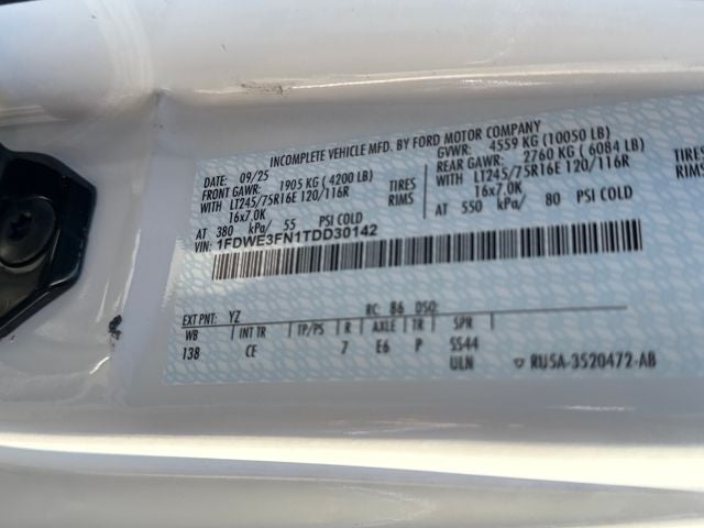 2026 Ford E-350SD Base Cutaway