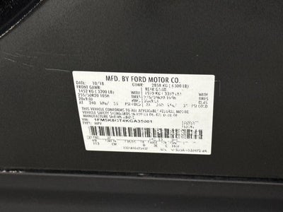 2019 Ford Explorer Sport