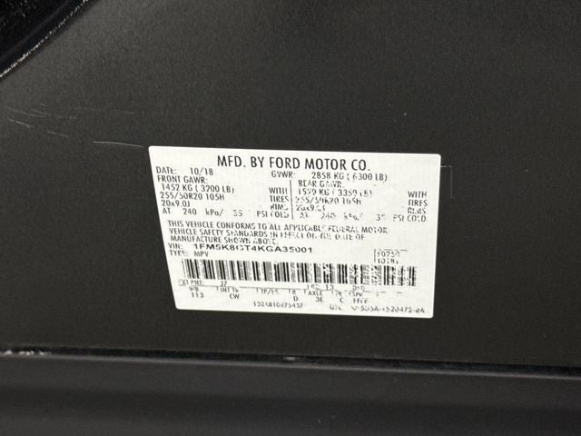 2019 Ford Explorer Sport