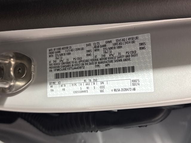 2026 Ford Escape Plug-In Hybrid Base