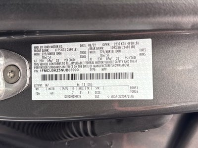 2022 Ford Escape Plug-In Hybrid SEL