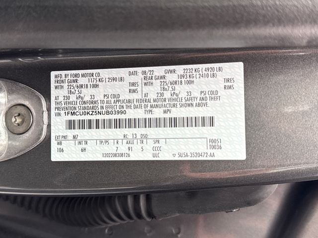 2022 Ford Escape Plug-In Hybrid SEL