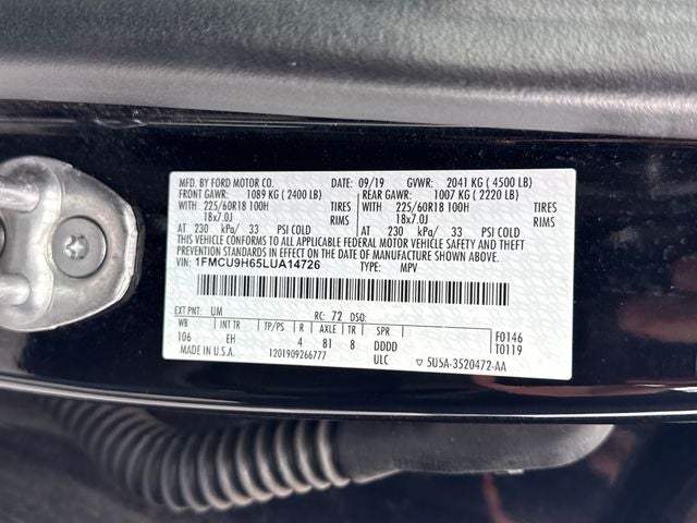 2020 Ford Escape SEL