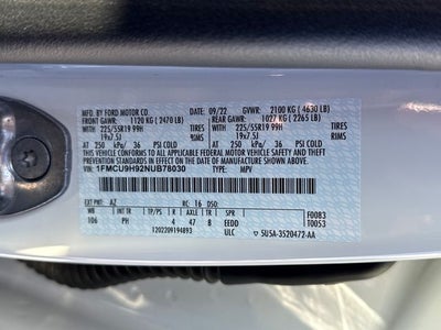 2022 Ford Escape SEL