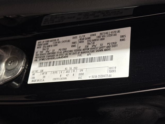 2020 Ford Escape SEL