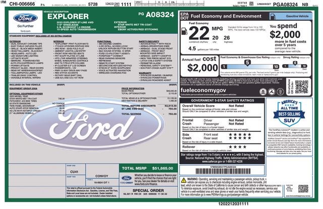 2023 Ford Explorer ST-Line