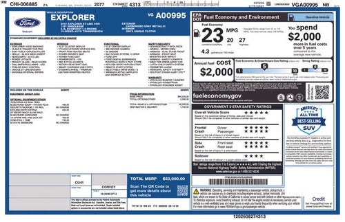 2027 Ford Explorer ST-Line