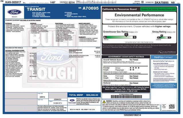 2025 Ford Transit-250 Base