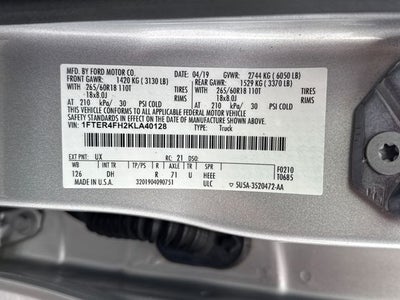 2019 Ford Ranger Lariat