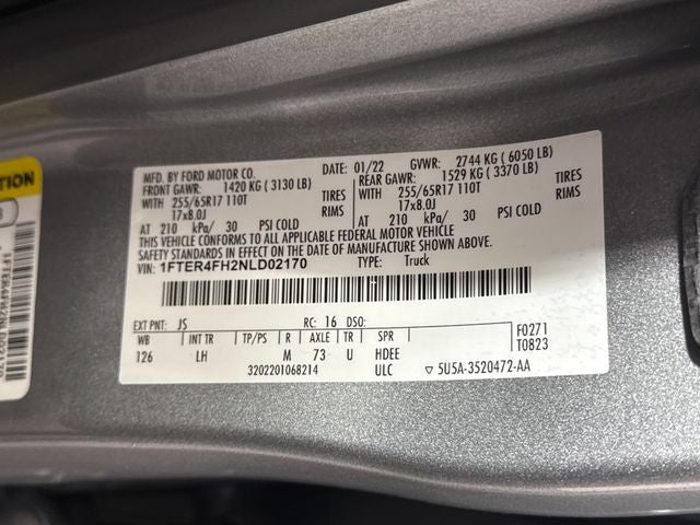 2022 Ford Ranger XL