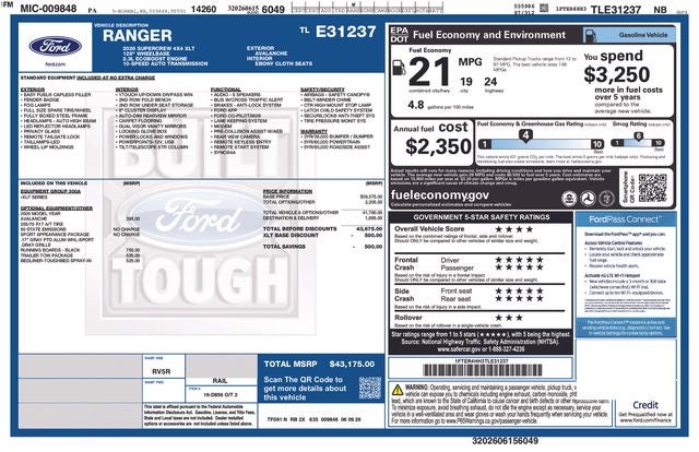 2026 Ford Ranger XLT