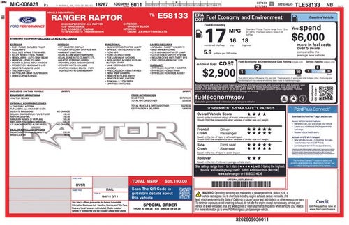 2026 Ford Ranger Raptor