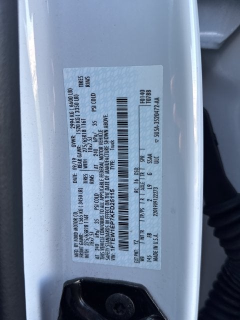 2019 Ford F-150 XLT