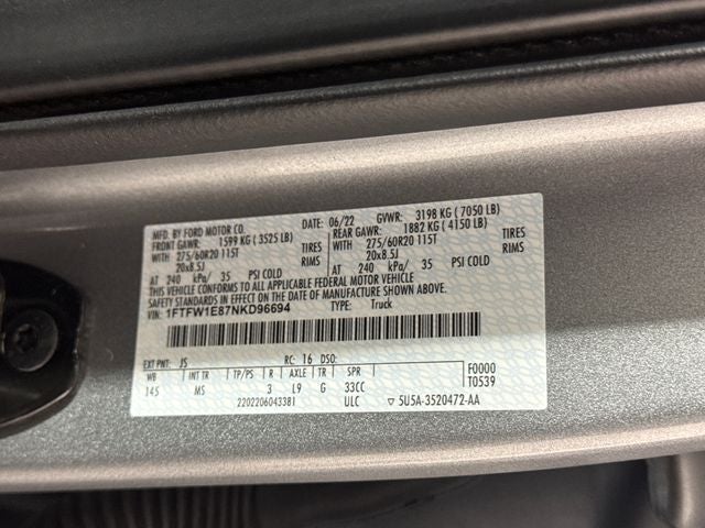 2022 Ford F-150 XLT