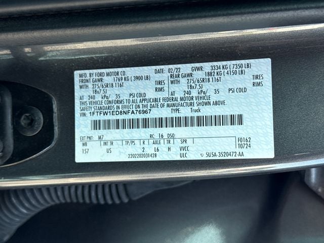 2022 Ford F-150 XLT