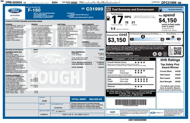 2013 Ford F-150 FX4