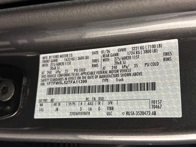 2026 Ford F-150 Lariat