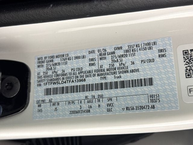 2026 Ford F-150 Lariat